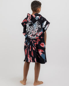 MFG Dot Hooded Towel - Multi Tie Dye