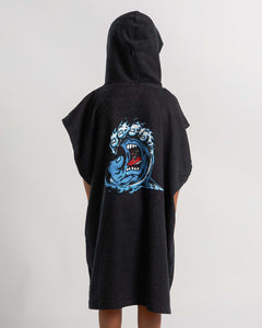 Screaming Wave Front Hooded Towel