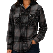 Load image into Gallery viewer, All Blacks Hiltop Hooded Flannel Shirt
