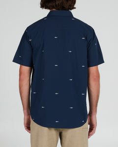 Bruce S/S Woven Shirt - Navy