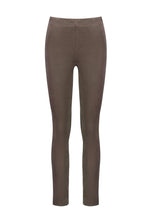 Load image into Gallery viewer, Skinny Leg Full Length Cord Pull On Taupe
