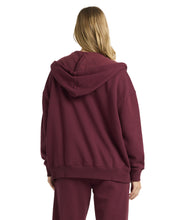Load image into Gallery viewer, Wave Essentials Zip Thru Hood - Red Dahlia
