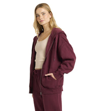 Load image into Gallery viewer, Wave Essentials Zip Thru Hood - Red Dahlia
