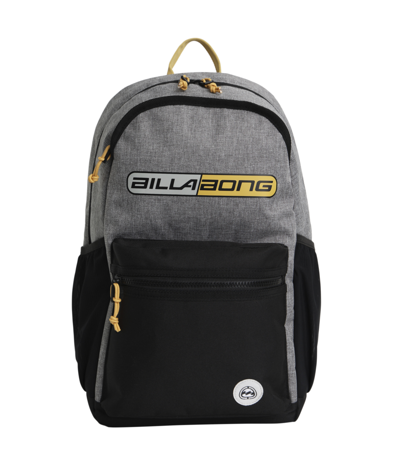 Scallop Backpack - Heather Grey/Black