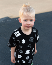 Load image into Gallery viewer, Black All Over Print Tee

