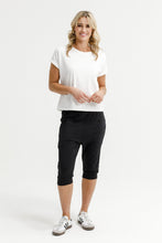 Load image into Gallery viewer, 3/4 Apartment Pant - Sapphire/Ivory X
