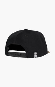 Bruce 6 Panel Cap - Black/Camo