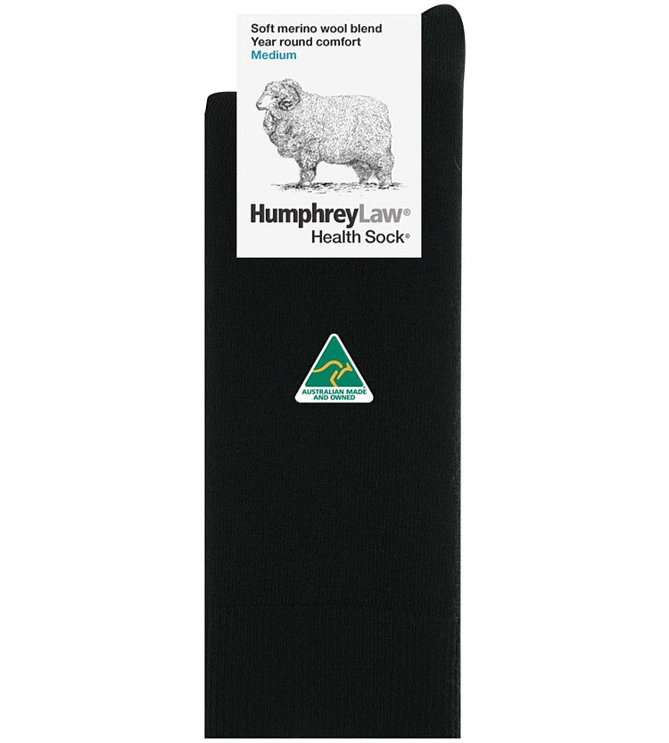 Humphrey Law Health Sock - Plain Black