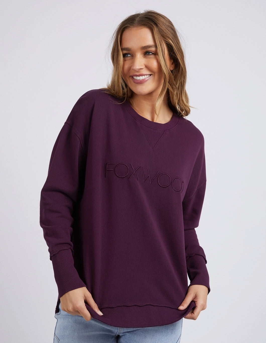 Simplified Crew - Plum