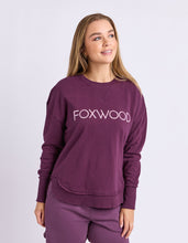 Load image into Gallery viewer, Simplified Metallic Crew - Plum

