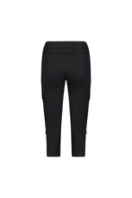 Load image into Gallery viewer, Poplin Pull On Cargo Pant - Black
