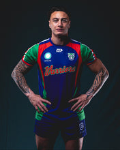 Load image into Gallery viewer, 2026 NZ Warriors Mens Warm Up Tee - Blue
