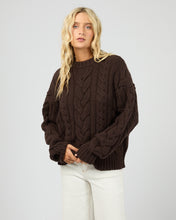 Load image into Gallery viewer, Higgins Cable Knit - Brown

