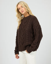 Load image into Gallery viewer, Higgins Cable Knit - Brown
