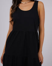 Load image into Gallery viewer, Linen Mini Dress - Black
