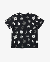 Load image into Gallery viewer, Black All Over Print Tee
