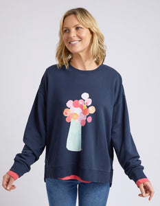 Janey Floral Crew