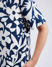 Load image into Gallery viewer, Stencil Floral Tee Dress
