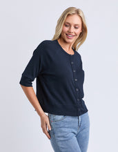 Load image into Gallery viewer, Yvette S/S Cardi - Navy
