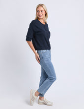 Load image into Gallery viewer, Yvette S/S Cardi - Navy
