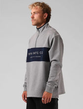 Load image into Gallery viewer, 90's 1/4 Zip - Grey Marle/Navy
