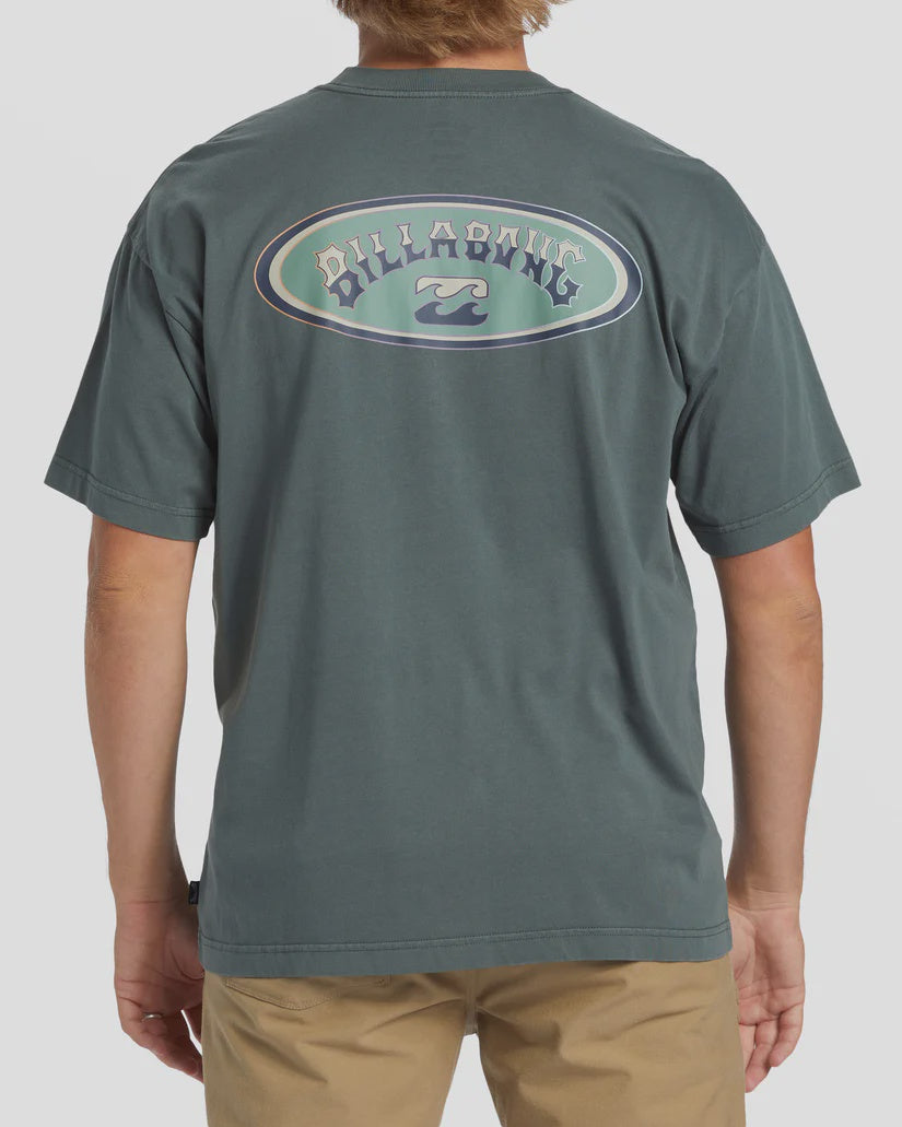 Arch Wave SS Tee - Slate Green