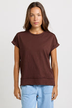Load image into Gallery viewer, Shirley Short Sleeve Tee - Chocolate Brown
