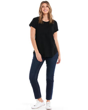 Load image into Gallery viewer, Hailey Short Sleeve Tee - Black
