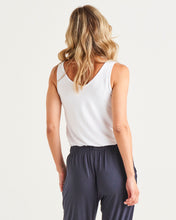 Load image into Gallery viewer, Emma Scoop Tank - White
