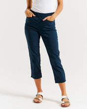 Load image into Gallery viewer, Crop Bengaline Pant - Navy
