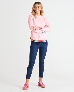 Lucy French Terry  Sweat- Baby Pink