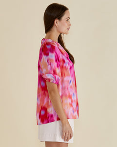 Joanne Blouse - Floral Abstract Print
