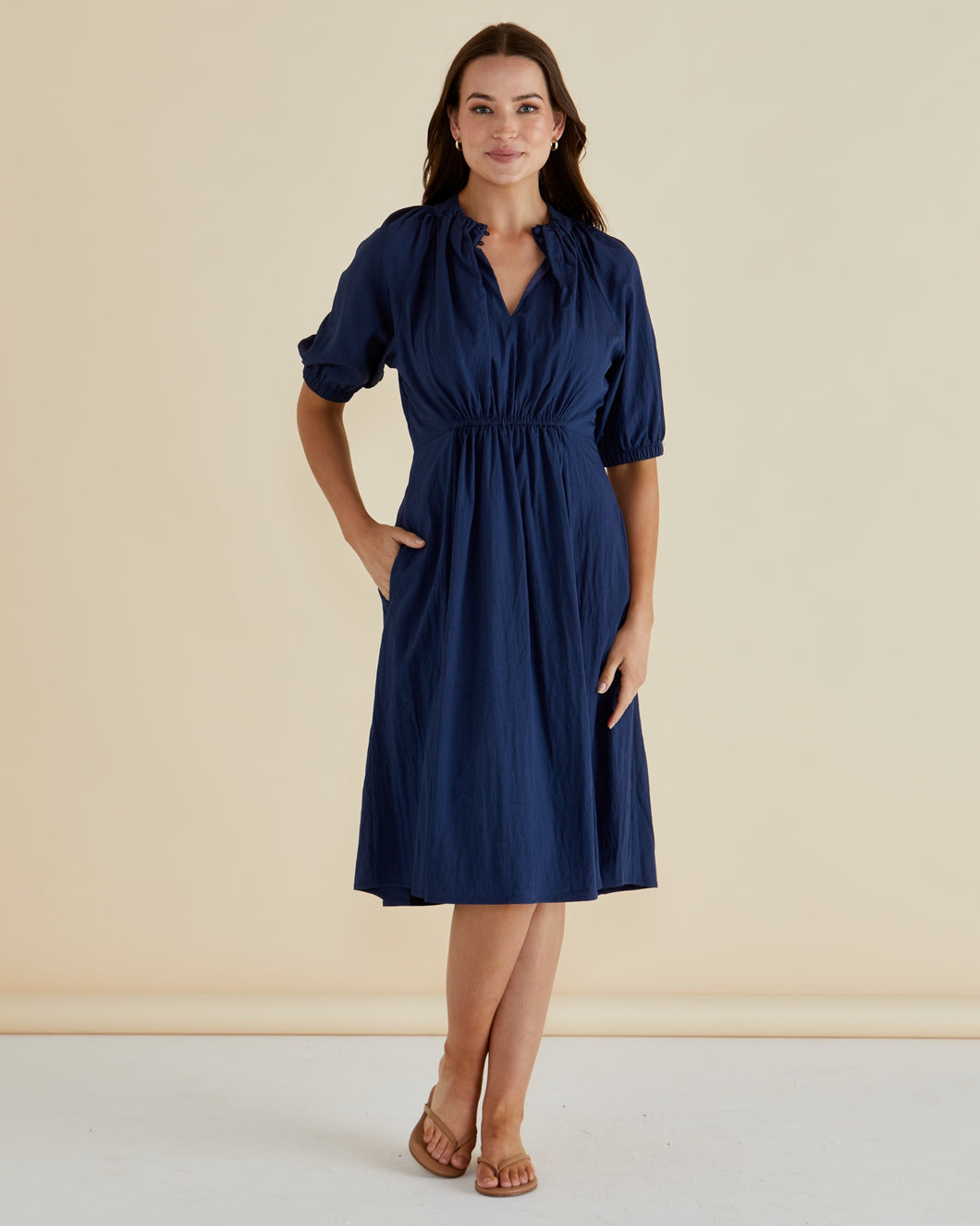 Emery Dress - Navy