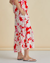 Load image into Gallery viewer, Maggie Skirt - Red Floral Print
