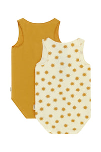 Wonderbodies Singletsuit 2PK - Mini Sunshine Club/Gold
