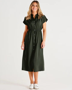 Simone Dress - Olive