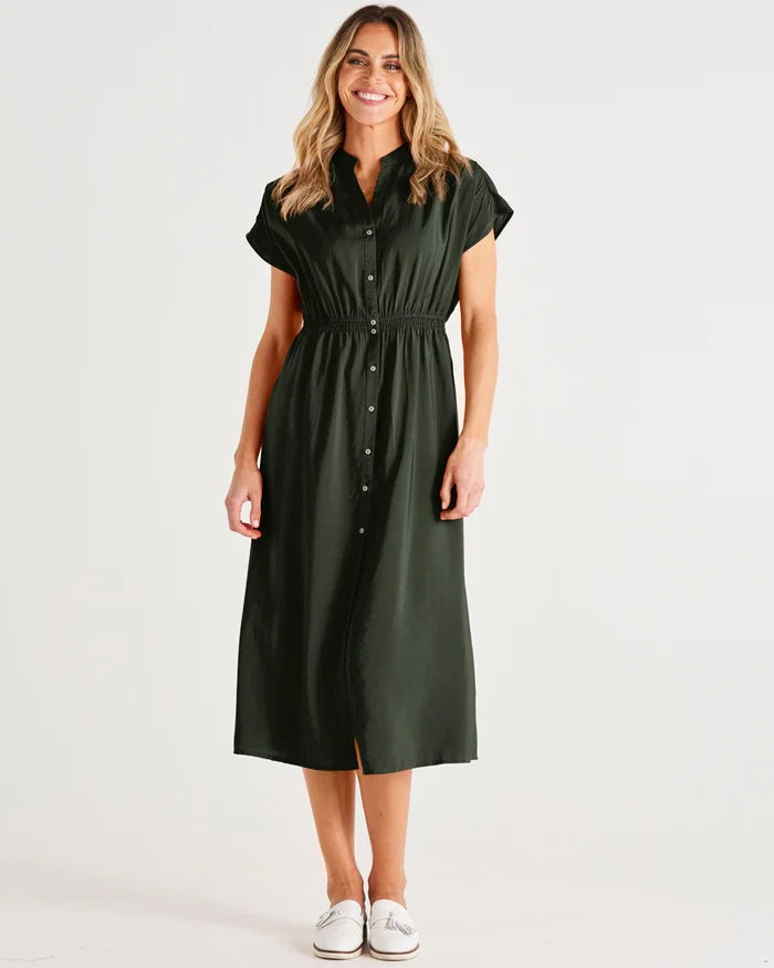 Simone Dress - Olive