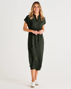 Simone Dress - Olive