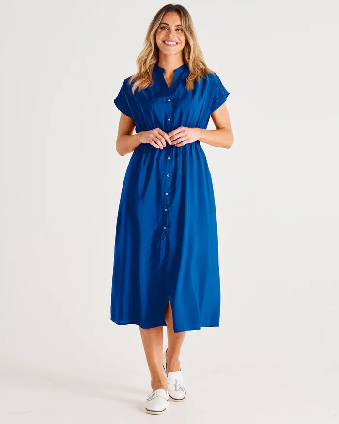 Simone Dress - Indigo