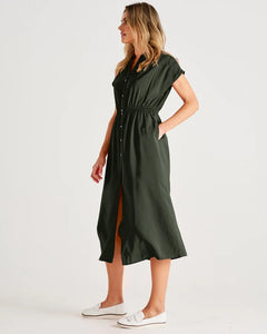 Simone Dress - Olive