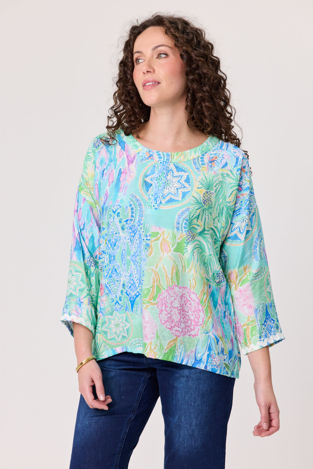 Rimini Top - Aqua