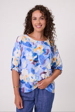 Load image into Gallery viewer, Modena Print Top - Blue
