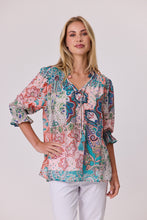 Load image into Gallery viewer, Aurora Peasant Top - Coral
