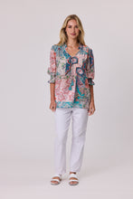 Load image into Gallery viewer, Aurora Peasant Top - Coral
