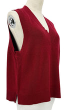 Load image into Gallery viewer, Rib Knit Vest- Maroon

