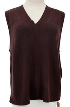 Load image into Gallery viewer, Rib Knit Vest - Brown
