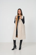 Load image into Gallery viewer, Reversible Long Vest - Faux Mongolian &amp; Suede
