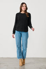 Load image into Gallery viewer, Scoop Hem with Contrast Ribbing Jumper
