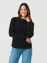 Load image into Gallery viewer, Scoop Hem with Contrast Ribbing Jumper
