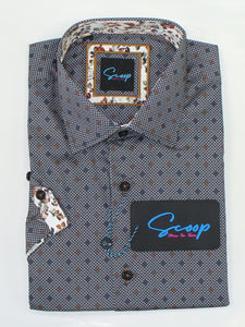 Charm Short Sleeve Shirt - Caviar